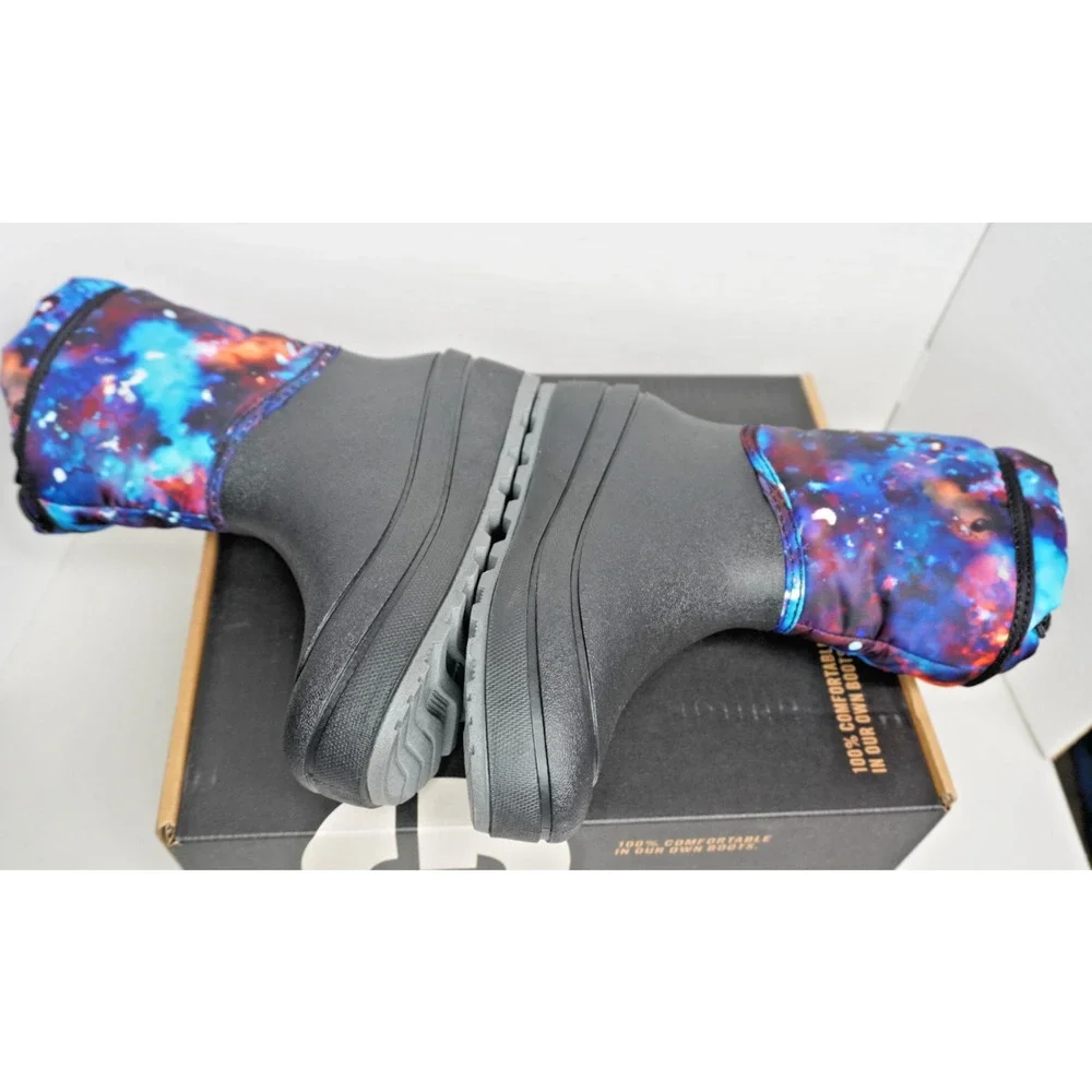 Bogs Kids' Snow Shell Sparkle Space/Aqua Multi Water Proof Size 3